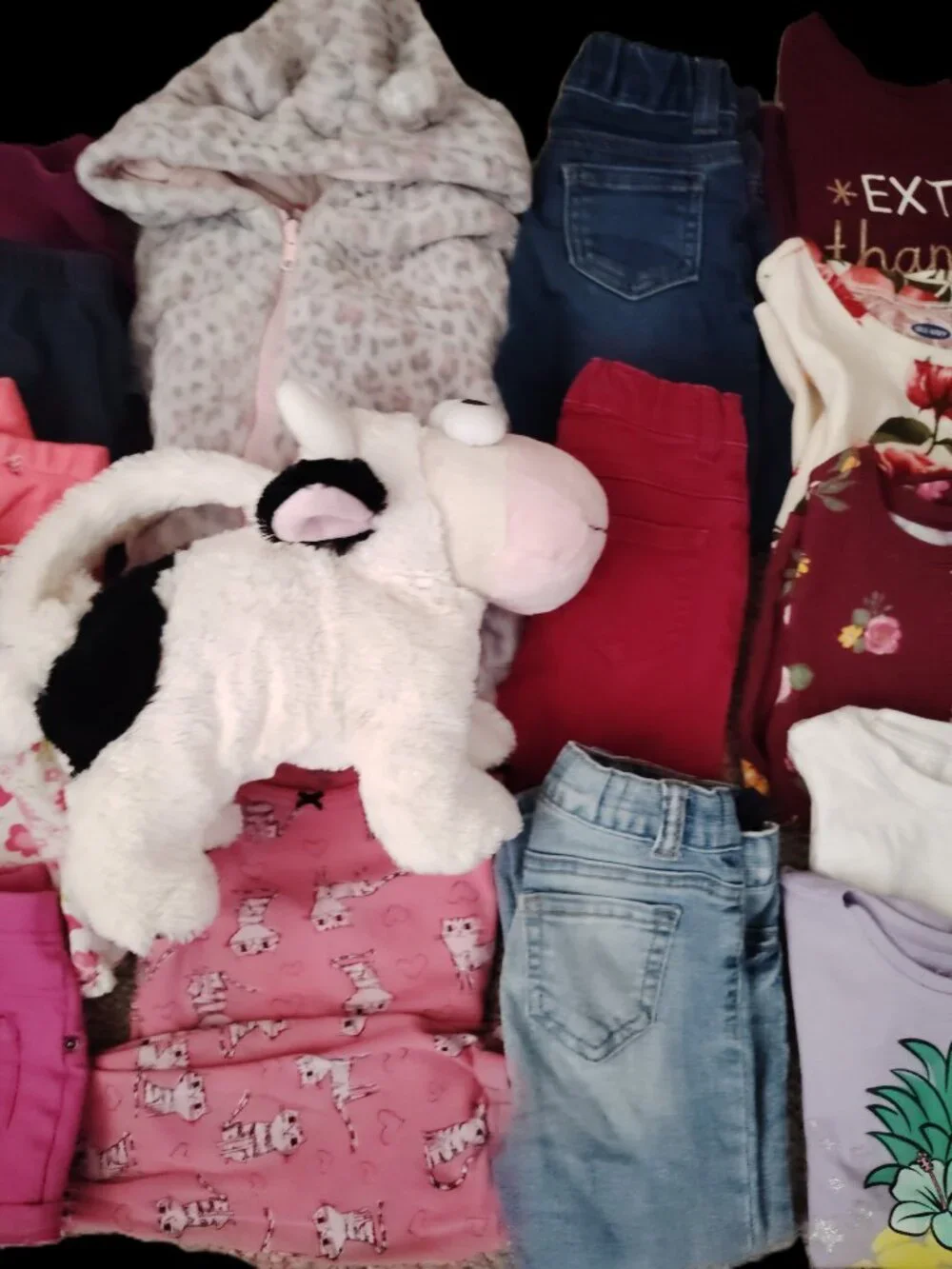 HUGE LOT CLOTHES TOPS JEANS LEGGINGS JACKET OLD NAVY GAP OUTFITS~GIRLS SIZE 3T